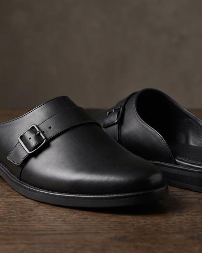 The Lucca Leather Slip-On Clog